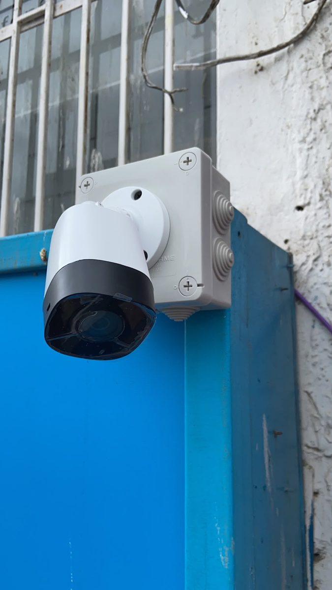 Cámara bullet instalada por nuestro equipo